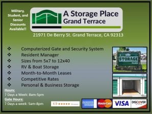 A Storage Place - Grand Terrace